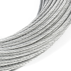 DRAHTSEIL Verzinkt Drahtseile Stahlseil Stahlseile Draht 8mm 6x12 +7FE