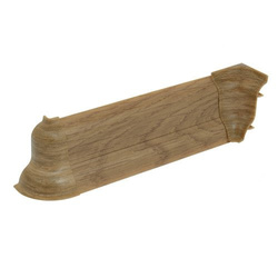 2m Fussleiste 52mm EICHE ANDEN Fußleiste Leiste Sockelleiste Laminatleiste Bodenleiste PVC + Montagematerial GRATIS