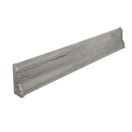 2m Fussleiste 62mm EICHE CALISTO Fußleiste Leiste Sockelleiste Laminatleiste Bodenleiste PVC + Montagematerial GRATIS