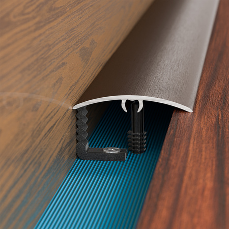 Übergangsprofil Rund 1,86m 30mm 5 in 1 SCHWARZ