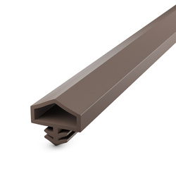 KD-11 Dichtung 12×5 mm TPS, Braun – Ideal für Innen- und Außentüren aus Holz, Türrahmen und Zargen