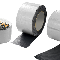 Butylband DACHDECKERBAND Abdichtband Selbstklebendes Reparaturband Dichtband 100mm ALUMINIUM