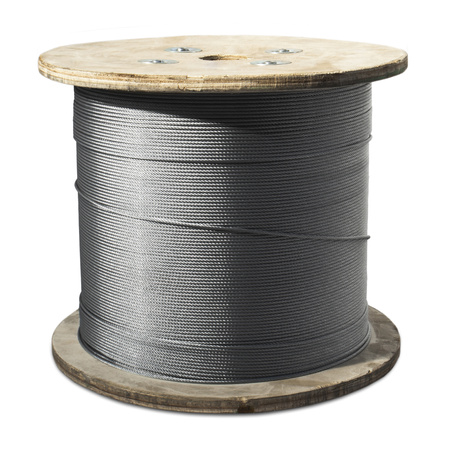 DRAHTSEIL Verzinkt Drahtseile Stahlseil Stahlseile Draht 8mm 6x12 +7FE