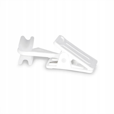 Faltengleiter 10 Stk. weiß für Gardinenschiene Vorhangsschiene