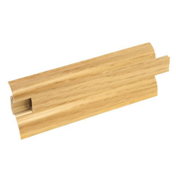 2m Fussleiste 52mm EICHE GOLD Fußleiste Leiste Sockelleiste Laminatleiste Bodenleiste PVC + Montagematerial GRATIS