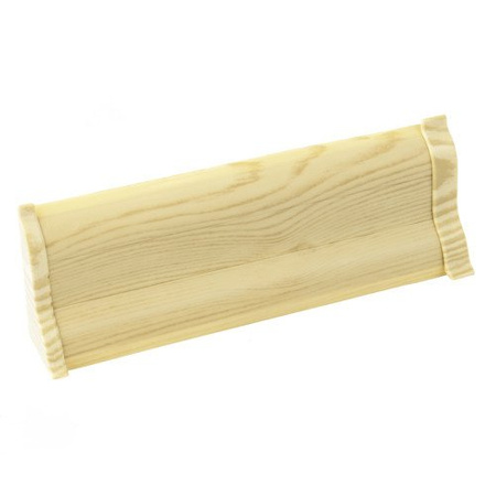 2m Fussleiste 52mm AHORN Fußleiste Leiste Sockelleiste Laminatleiste Bodenleiste PVC + Montagematerial GRATIS