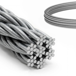 DRAHTSEIL V4A Edelstahl Stahlseil INOX 1,5mm 7x7