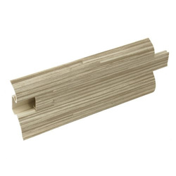 2m Fussleiste 52mm SCHILFROHR HELL Fußleiste Leiste Sockelleiste Laminatleiste Bodenleiste PVC + Montagematerial GRATIS