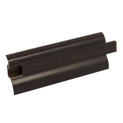 2m Fussleiste 52mm WENGE Fußleiste Leiste Sockelleiste Laminatleiste Bodenleiste PVC + Montagematerial GRATIS