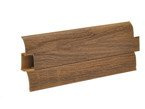 5cm Muster Fussleiste 62mm EICHE VERBRANNT