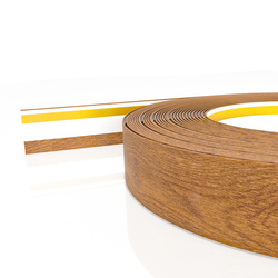 Fensterleiste 40mm x 1,5mm GOLDENE OAK selbstklebend Flachleiste Abdeckleiste Kunststoffleiste
