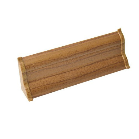 2m Fussleiste 52mm NUSS VENEZIA Fußleiste Leiste Sockelleiste Laminatleiste Bodenleiste PVC + Montagematerial GRATIS