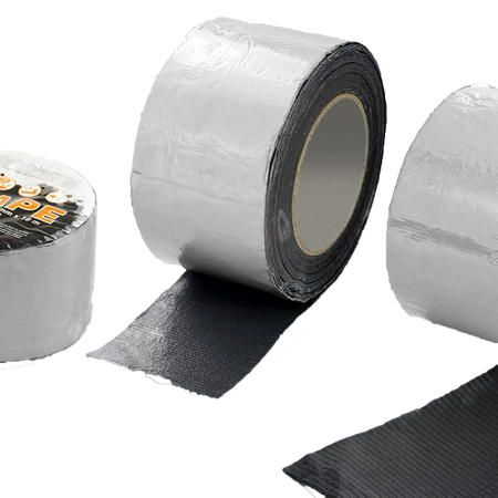 Butylband DACHDECKERBAND Abdichtband Selbstklebendes Reparaturband Dichtband 100mm ALUMINIUM