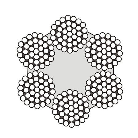 DRAHTSEIL Verzinkt Drahtseile Stahlseil Stahlseile Draht 14mm 6x37