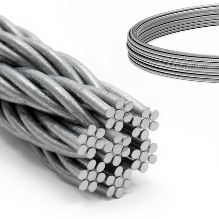 DRAHTSEIL V4A Edelstahl Stahlseil INOX 1,5mm 7x7