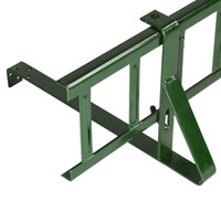 Schneefanggitter 200cm 2m Komplettes SET Gitterhöhe 20cm Schnee RAL 6020 GRÜN