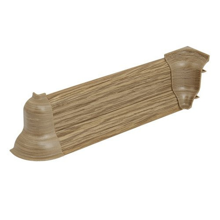 2m Fussleiste 52mm EICHE Fußleiste Leiste Sockelleiste Laminatleiste Bodenleiste PVC + Montagematerial GRATIS