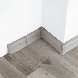 2m Fussleiste 55mm EICHE CALISTO Fußleiste Leiste Sockelleiste Laminatleiste Bodenleiste PVC + Montagematerial GRATIS