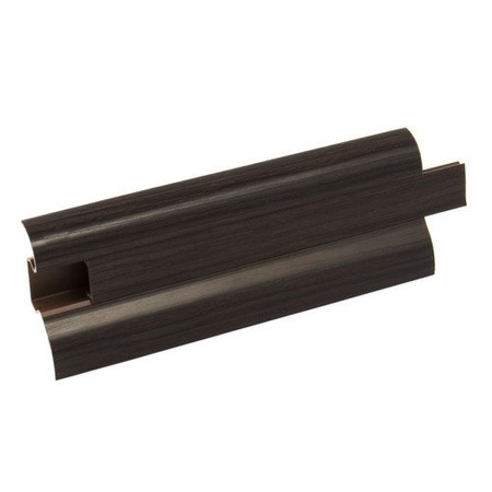 2m Fussleiste 52mm WENGE Fußleiste Leiste Sockelleiste Laminatleiste Bodenleiste PVC + Montagematerial GRATIS