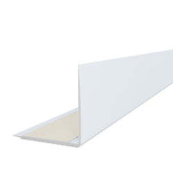 Selbstklebender PVC-Winkel für Außenecken 40×40mm Weiß 2m