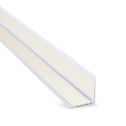 Selbstklebender PVC-Winkel für Außenecken 15×15mm Weiß 2m