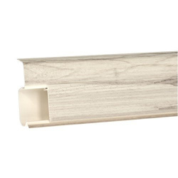 2m Fussleiste 55mm EICHE ALDABRA Fußleiste Leiste Sockelleiste Laminatleiste Bodenleiste PVC + Montagematerial GRATIS