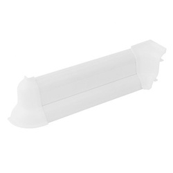 2m Fussleiste 52mm WEISS Fußleiste Leiste Sockelleiste Laminatleiste Bodenleiste PVC + Montagematerial GRATIS