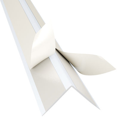 Selbstklebender PVC-Winkel für Außenecken 25×25mm Weiß 2m