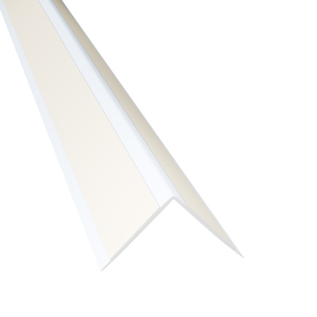Selbstklebender PVC-Winkel für Außenecken 20×20mm Weiß 2m