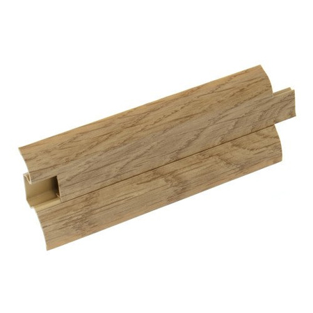 2m Fussleiste 52mm EICHE ANDEN Fußleiste Leiste Sockelleiste Laminatleiste Bodenleiste PVC + Montagematerial GRATIS