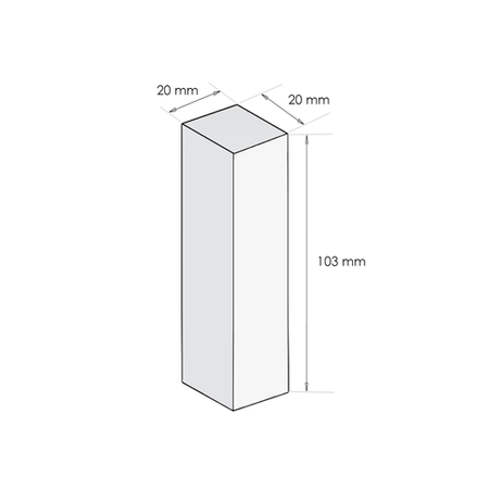 Universal Ecken für Sockelleisten MDF WEISS 1 Stk.