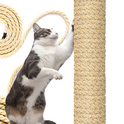 Natürliches Sisal Seil für Kratzbaum Katzenbaum Kratzseil DIY Fuer Katzen Ersatzteile 10mm