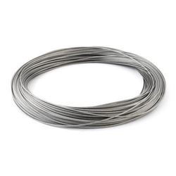 SET: Edelstahl Drahtseil 2mm 7x19 10m, Drahtseilklemme Duplex 6 Stk., Kausche 2 Stk.